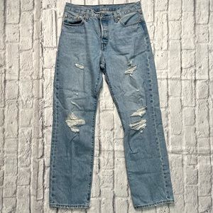 Levi’s 501 Distressed Jeans